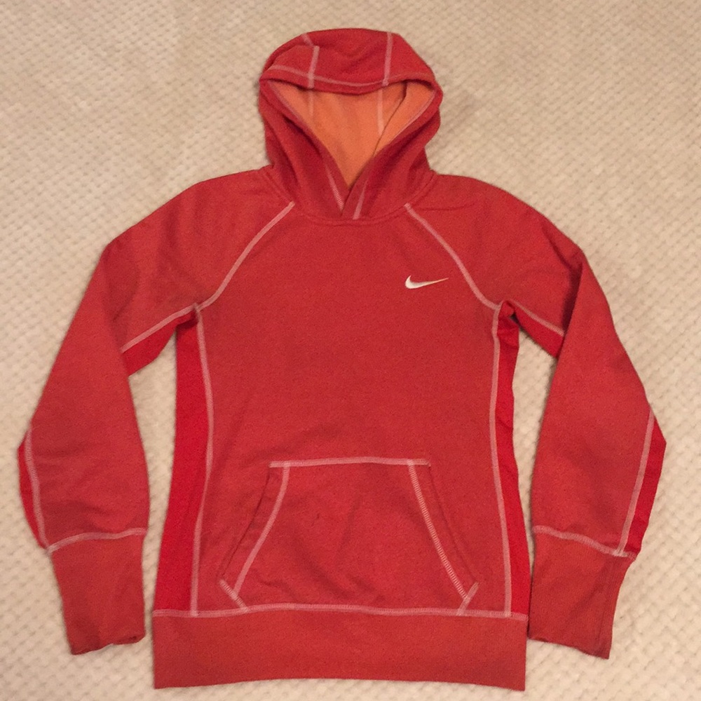 Nike orange/red sweatshirt